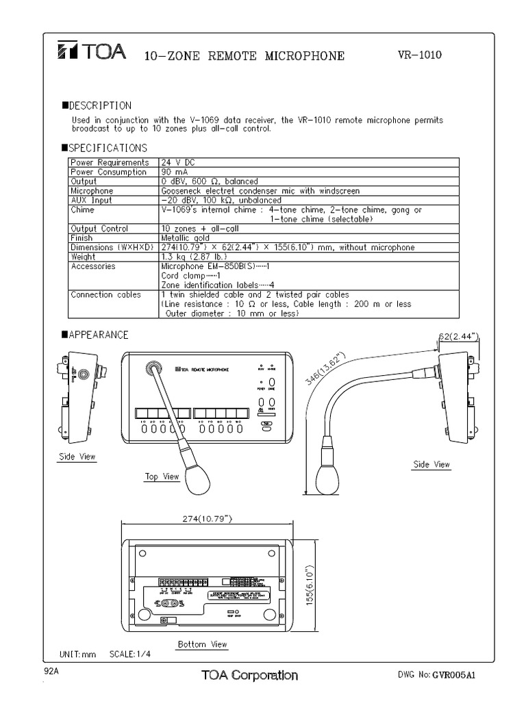 vr-1010 Sa1e | PDF