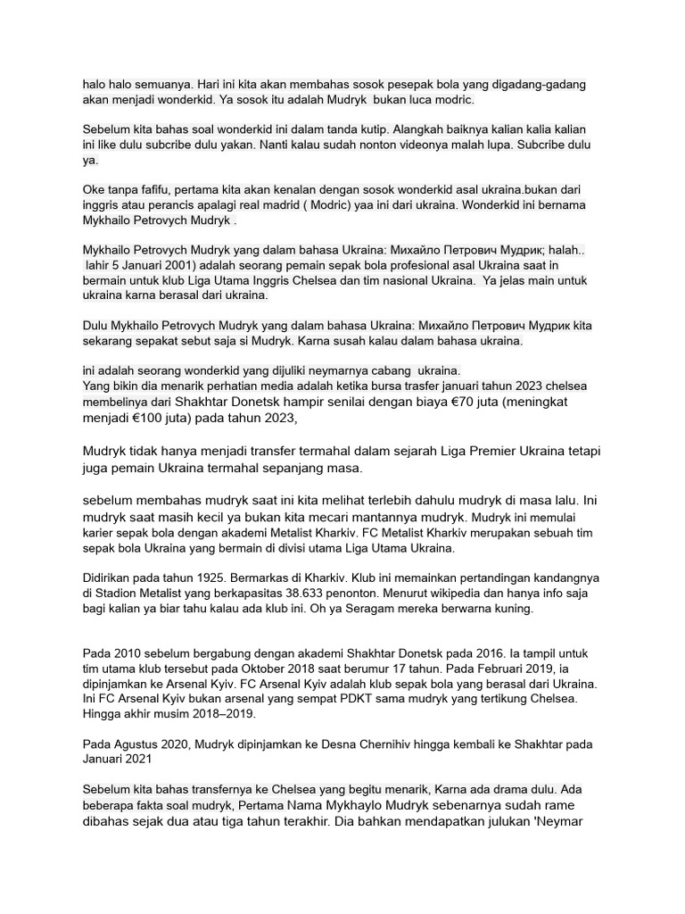 Contoh script youtube | PDF