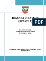 Daftar Isi Dan Kata Pengantar Renstra