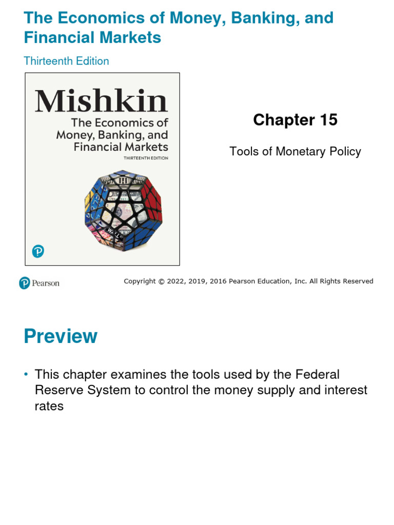Mishkin Econ13e PPT 15 | PDF | Monetary Policy | Federal Reserve