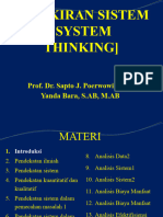 Pemikiran Sistem - Sesi 1