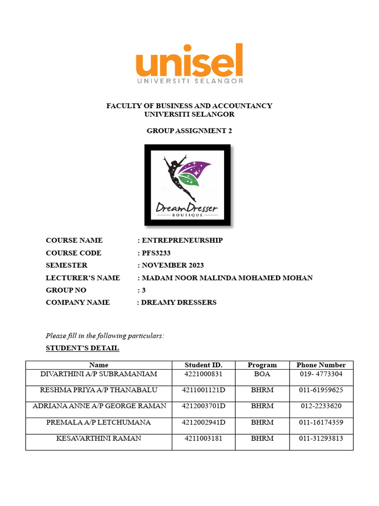 Assignment 2 Marketing Plan | PDF | Market Segmentation | Marketing