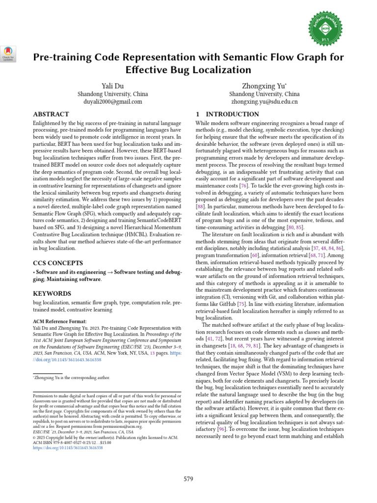 Fse23 1 | PDF | Software Bug | Variable (Computer Science)