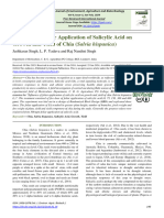 Influence of Foliar Application of Salicylic Acid On Growth and Yield of Chia (Salvia Hispanica)