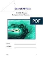 Section 1 - General Physics