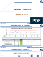 Ganesh Engg - Open Points