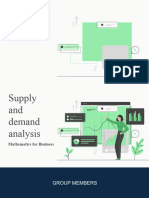 Supply and Demand Analysis