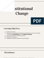 20.8 Institutional Change