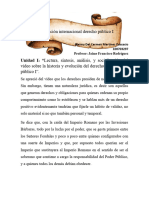 Introducción Internacional Derecho Público I 100703297