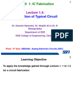 Fabrication of Typical Circuit