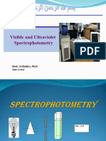 Visible and Ultraviolet Spectrophotometry