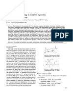 Derivatization Methodology in Analytical Separation: SP. Karuppiah and K. Anverbasha