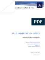 Salud Preventiva Vs Curativa