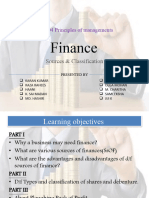 1.1 Sources of Finance