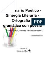 Diccionario Poético - Sinergia Literaria - Ortografía y Gramática Con Poesía