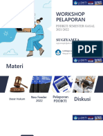 Workshop Pelaporan Pddikti Semester Gasal 2021 2022 Lldikti 6