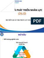 Đào Tạo Và Phát Triển