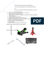 Sustitución de La Rótula de Dirección