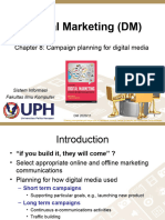 DM 2020 - Pertemuan 11 - Ch8 Campaign Planning For Digital Media