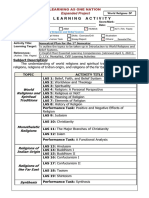 World Religions LAS 0 Semestral Plan