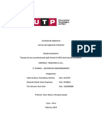 Avance N 3 - Gestion de Mantenimiento