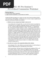 6 Ethical Communities Worksheet