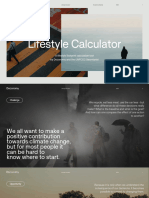 Lifestyle Calculator 2023