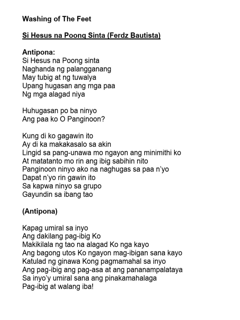 Siya Ay Si Hesus Sa Habang Panahon Lyrics