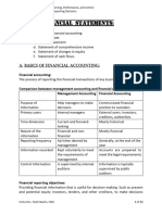 Unit 01 Section A Financial Statements