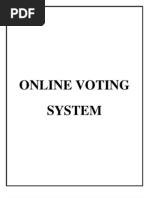 Download Documentation - Online Voting System by Naren Gs SN70780479 doc pdf