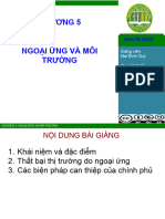 CHƯƠNG 5. Ngoại Ứng Môi Trường