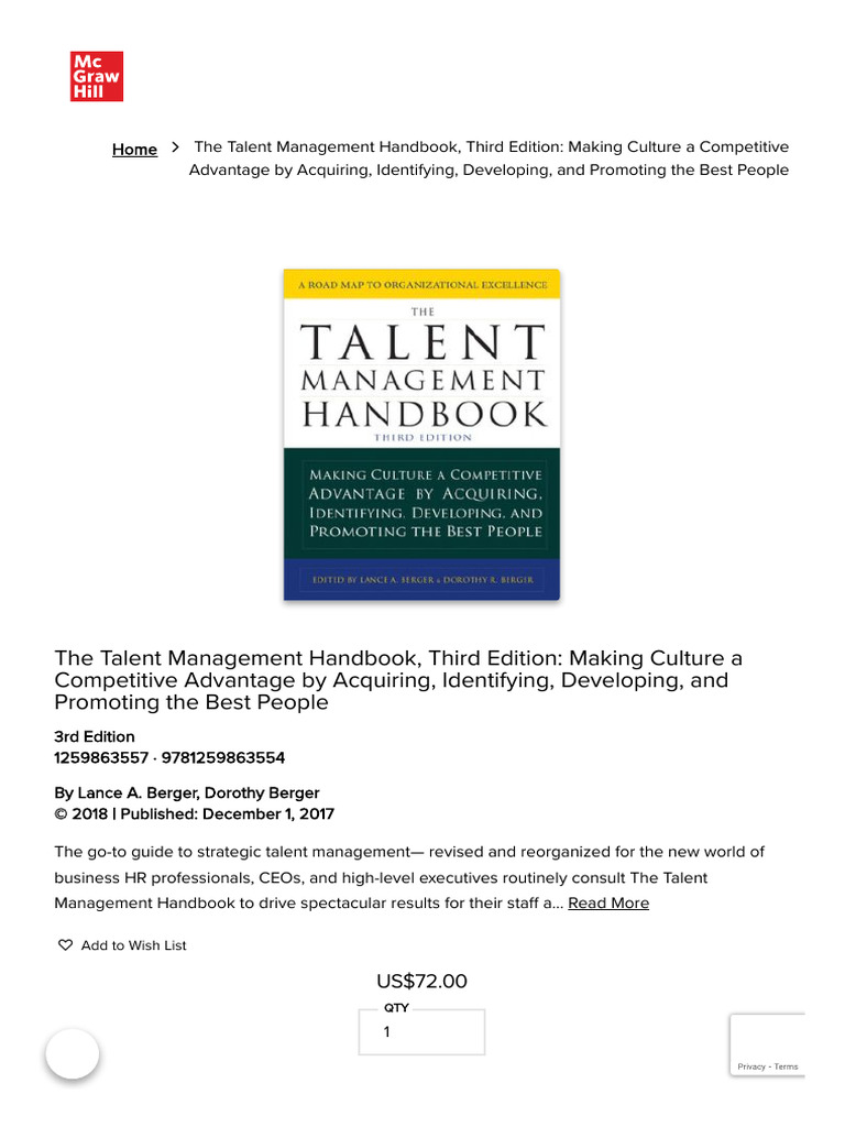 The Talent Management Handbook, Third Edition - Making Culture A ...