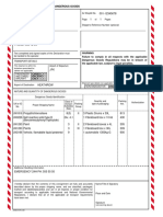 Shipper's Declaration For Dangerous Goods