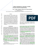 Deepchannel: Salience Estimation by Contrastive Learning For Extractive Document Summarization
