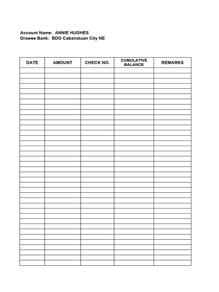 Account Office Form PDF