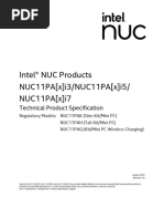 NUC11PA TechProdSpec