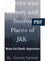 District Wise History & Tourist Places of J&K by Gourav Sarswat
