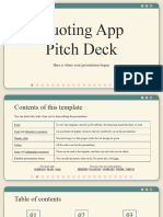 Quoting App Pitch Deck