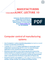 Manufacturing Technology (ME461) Lecture10