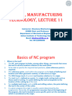 Manufacturing Technology (ME461) Lecture11