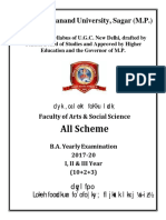 92 - .BA 1, 2, 3 Year All Sub Scheme 2017-20