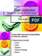 Specimen Collection