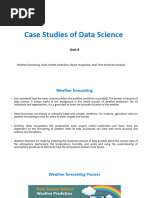 Unit 6-Case Studies of Data Science