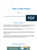 Unit 6-Case Studies of Data Science