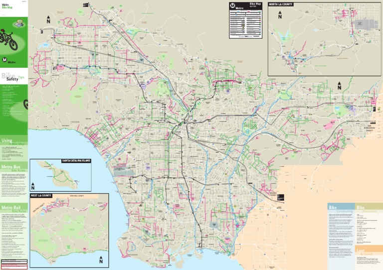 Los Angeles Bike Path Map | PDF