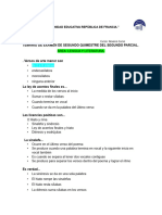 Temario de Examen de Segundo Quimestre Del Segundo Parcial.: de 2 A 8 Sílabas