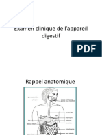 Examen Clinique de L'appareil Digestif