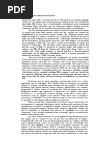 Religion and Ihl 92010