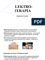 Ligjërata - III Mjeksia Fizikale Elektro-Terapia