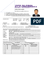 Examination Form